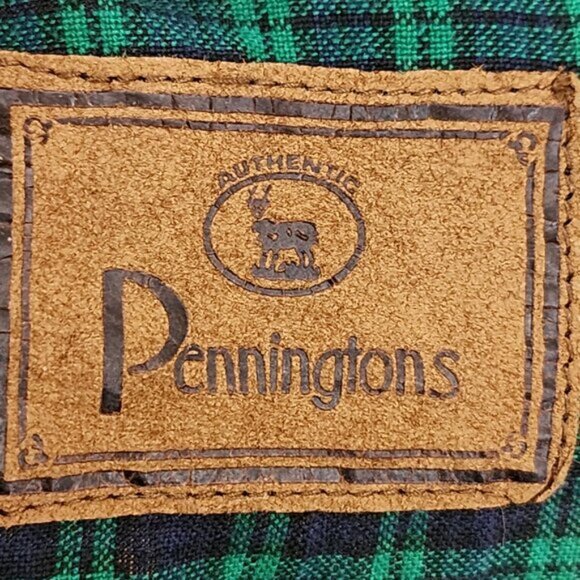 Penningtons VTG Navy Velvet Winter Snowman Embroidered Holidays Vest - Picture 5 of 6